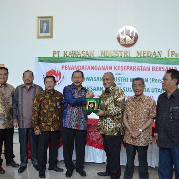 Penandatanganan Kesepakatan Bersama antara PT KIM (Persero) dengan pihak Kejaksaan Tinggi Sumatera Utara