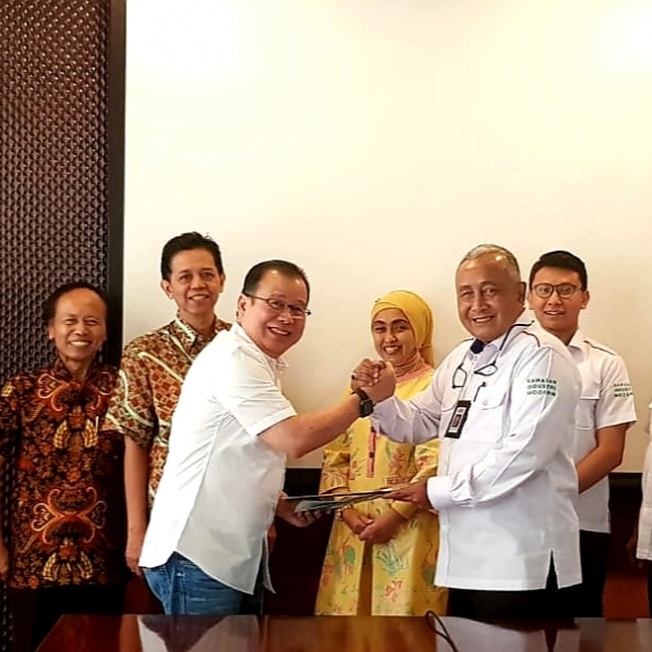 Signing of the Agreement on Capacity and  Quality Improvement of Clean Water in Medan Industrial Estate between PT Kawasan Industri Medan (Persero) and PT Dain Celicani Cemerlang