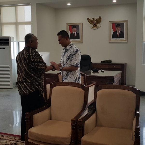 Audience of PT KIM's President Director with Vice Of the North Sumatra Governor