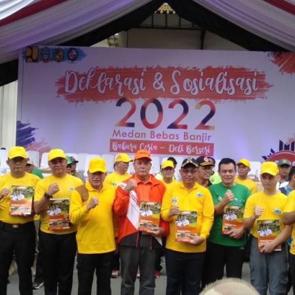 Declaration of Medan Flood-Free 2022