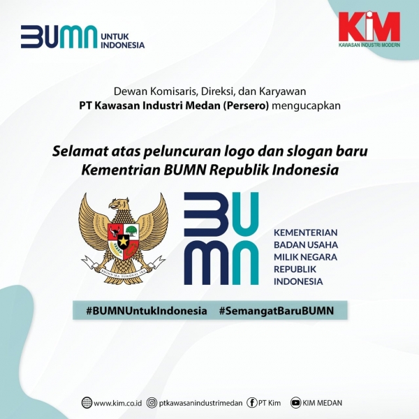 Congratulations for the Launch of the New Logo & Slogan Ministry of SOEs of the Republic of Indonesia