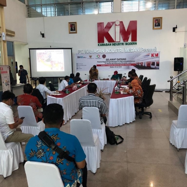 Connectivity Development Meeting (train) in Medan Industrial Estate