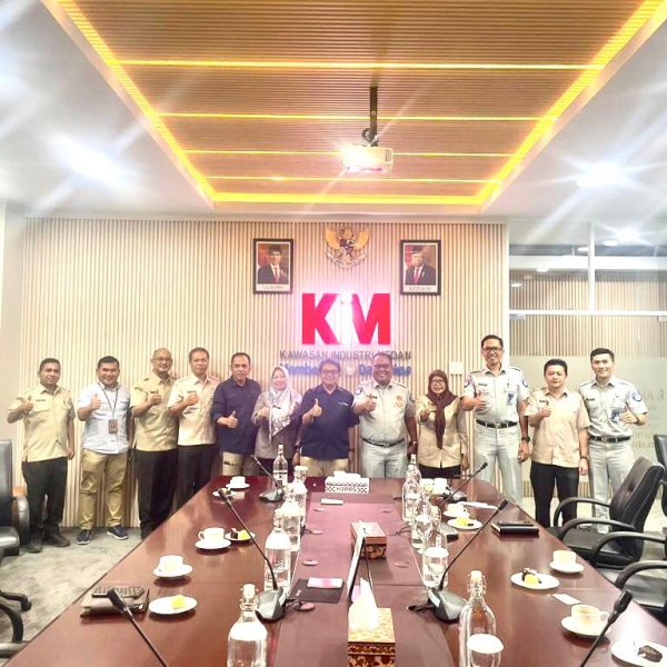 PT KIM menerima kunjungan PT Jasa Raharja Sumatera Utara dan Pengelolaan Pendapatan Daerah Bapenda Provinsi Sumatera Utara