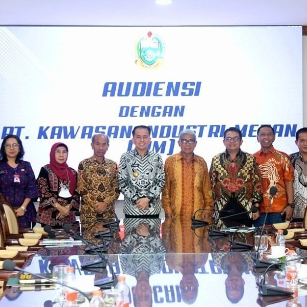 PT Kawasan Industri Medan melakukan audiensi ke Kantor Gubernur Sumatera Utara