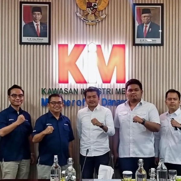 PT Kawasan Industri Medan received an audience from the Medan City Branch Executive Board of the Indonesian Young Entrepreneurs Association (BPC HIPMI)