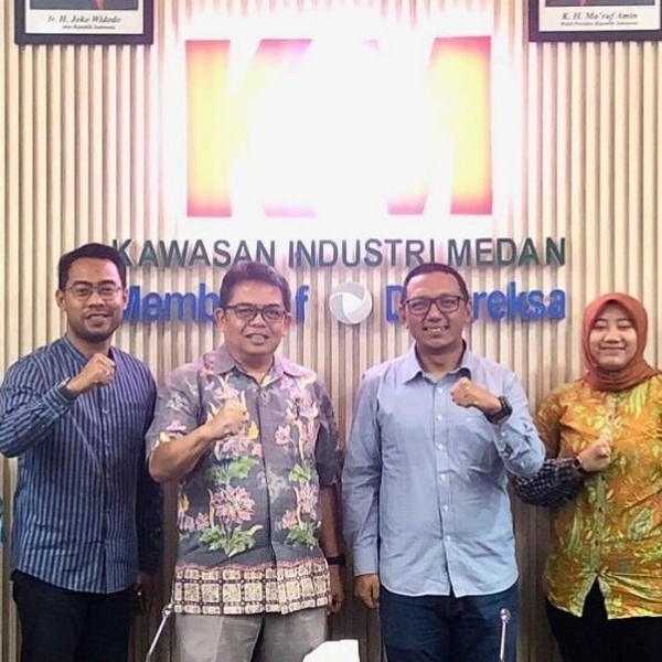 PT Kawasan Industri Medan received a visit from the Ministry of State-Owned Enterprises of the Republic of Indonesia in the area of Social and Environmental Responsibility (TJSL)