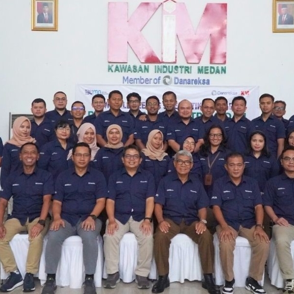 PT Kawasan Industri Medan held a Town Hall Meeting along with a Position Appointment Ceremony