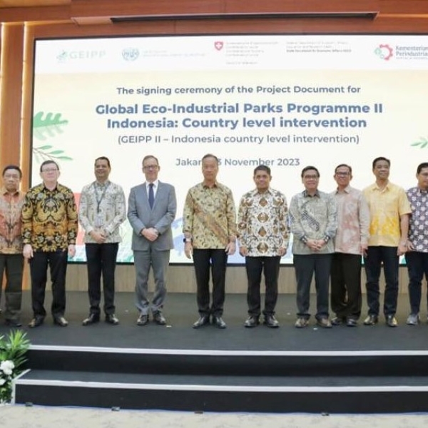 PT Kawasan Industri Medan attended the signing ceremony for 