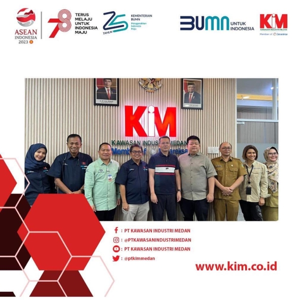 PT Kawasan Industri Medan received a working visit from the North Sumatera Invest (NSI) team and prospective investor Anson Industries Limited from China