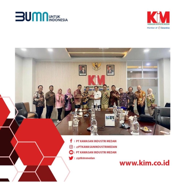 PT Kawasan Industri Medan welcomed a working visit and benchmarking session from PT Kawasan Industri Wijayakusuma