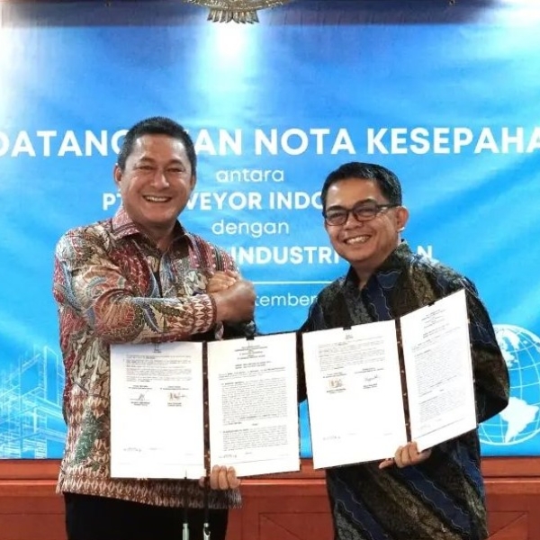 PT Kawasan Industri Medan dengan PT Surveyor Indonesia melakukan penandatanganan Nota Kesepahaman.