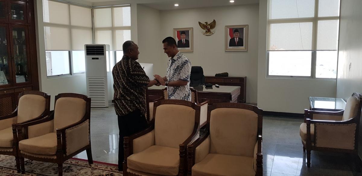 Audience of PT KIM's President Director with Vice Of the North Sumatra Governor