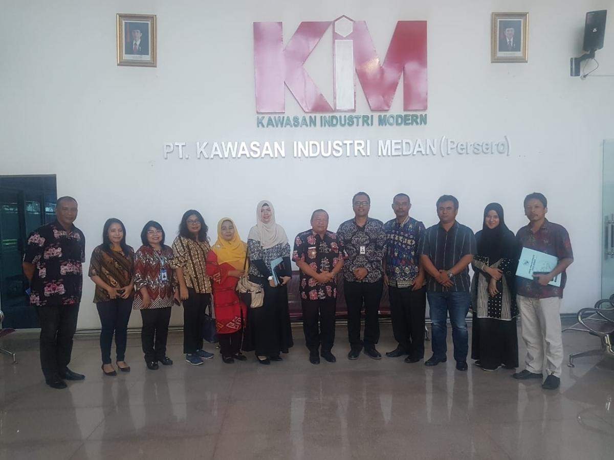 The meeting of BP3S PT. KIM with the Medan City Industry Office