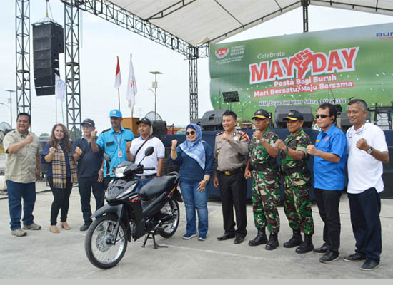 Perayaan Mayday di Kawasan Industri Medan