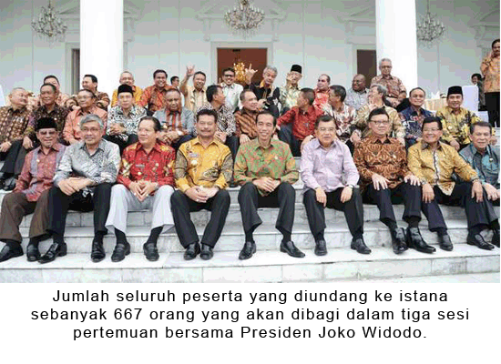 Jokowi Law Hundreds of Regional Head and Bos SOEs to the Palace