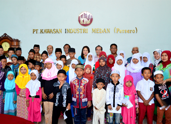 Eid large family of PT. KIM