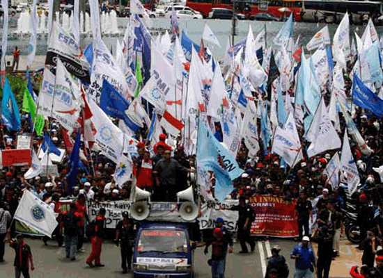 Today, workers protest again