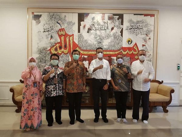 The Board of Directors of PT. KIM auditioned with the Deputy Governor of North Sumatra