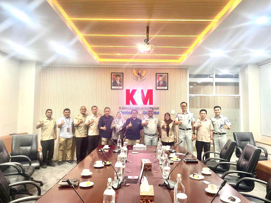 PT KIM received a visit from PT Jasa Raharja North Sumatra and Regional Revenue Management Bapenda of North Sumatra Province