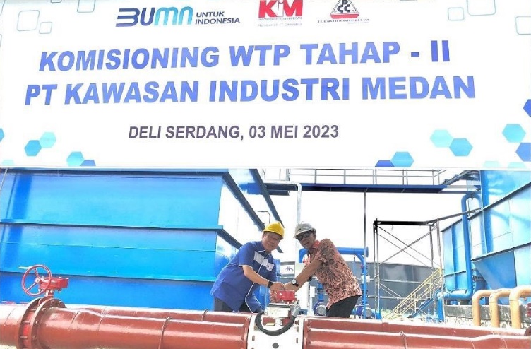 Komisioning WTP Tahap II PT KIM