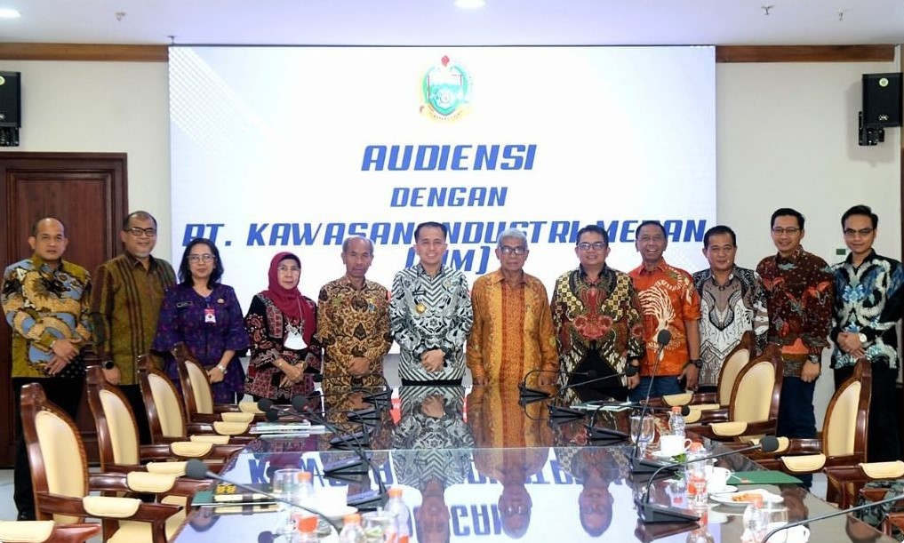 PT Kawasan Industri Medan melakukan audiensi ke Kantor Gubernur Sumatera Utara