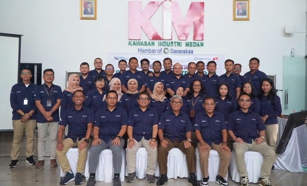 PT Kawasan Industri Medan held a Town Hall Meeting along with a Position Appointment Ceremony