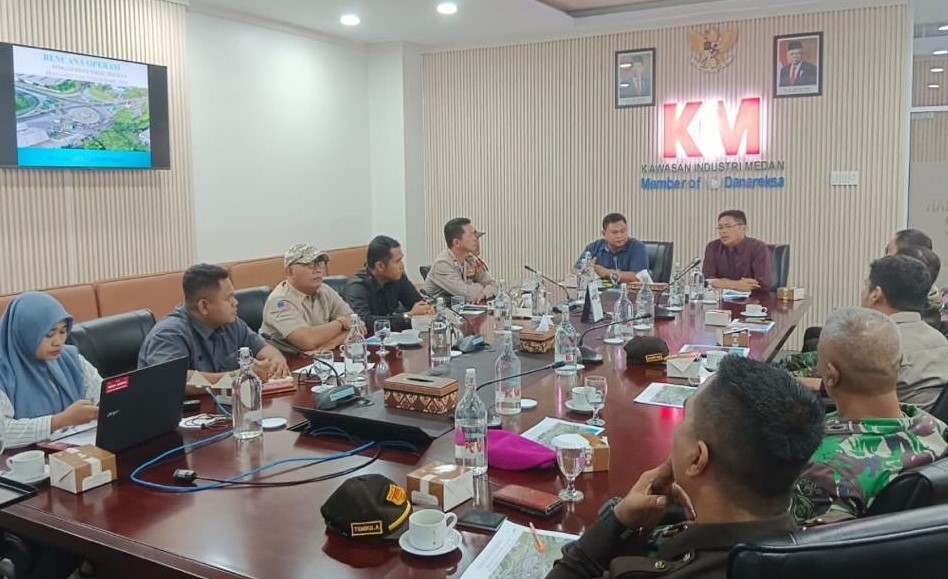 PT Kawasan Industri Medan held a coordination meeting with the Medan Industrial Zone Police Subsector 