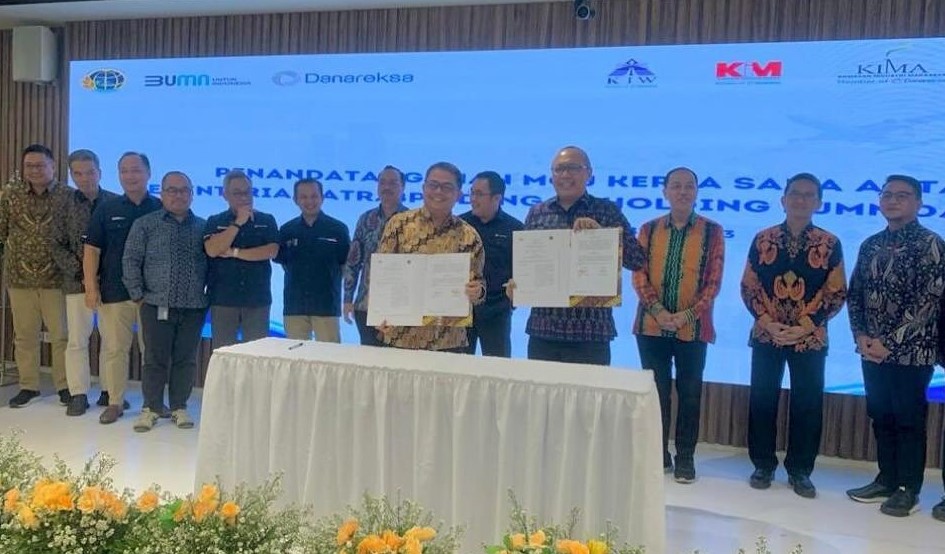 PT Kawasan Industri Medan attended the Signing Ceremony of the MoU for Cooperation between the Danareksa SOE Holding and the Ministry of ATR/BPN