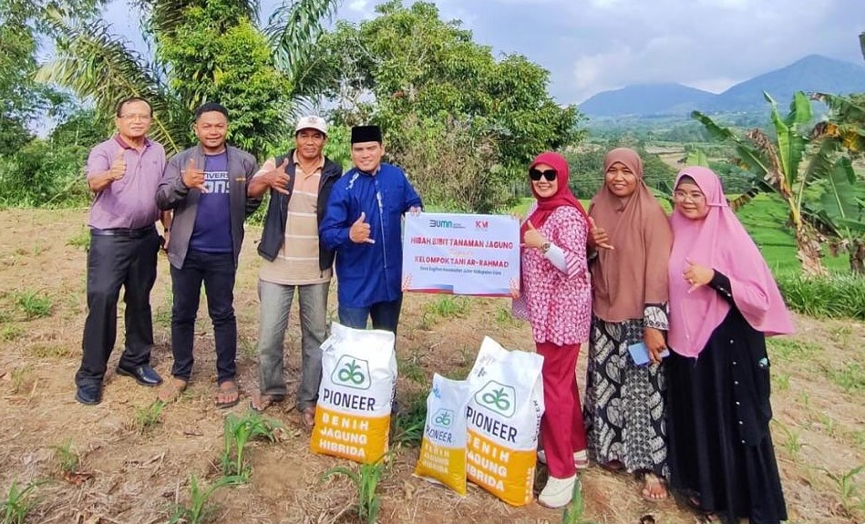 PT Kawasan Industri Medan provided assistance to Sugihen Village in Karo Regency