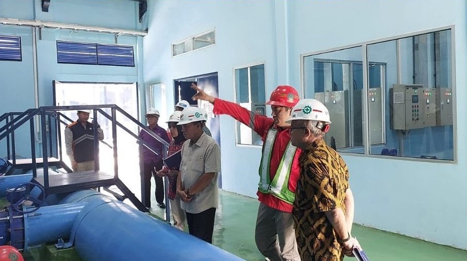 Monitoring of the Reservoir and Clean Water Distribution Network construction at the WWTP Phase I location.