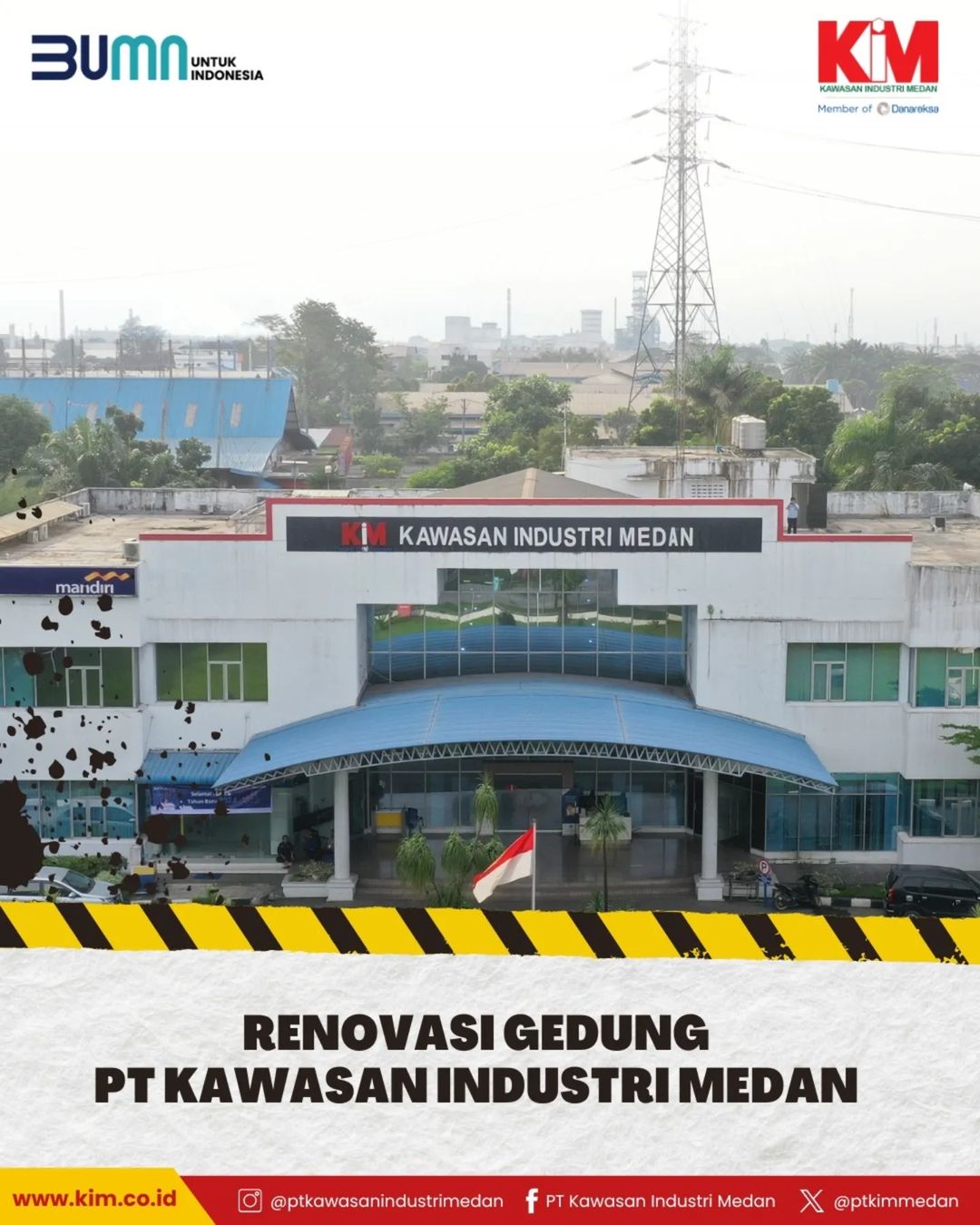 Repairs to the PT Medan Industrial Area Building