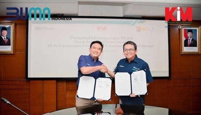 PT KIM MoU dengan PT PLN Indonesia Power atas Pelaksanaan Studi Pengembangan Green Industrial Cluster